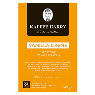 Kaffee Harry Vanilla Creme Cappuccino 10x1kg.