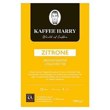 Kaffee Harry Zitronen-Tee 10x1kg.