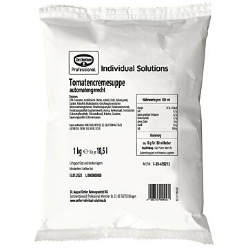 Dr.Oetker Tomatencremesuppe 6x1kg. Webshop-Aktion