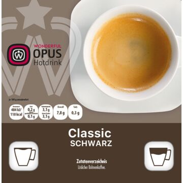 WO Classic Schwarz 12x25 Becher