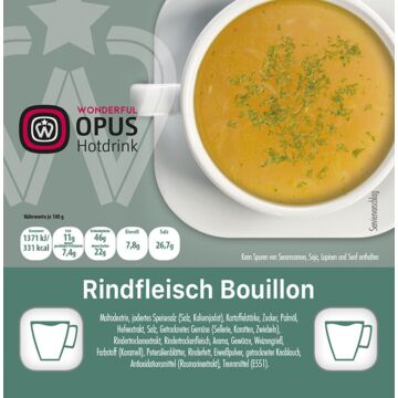 WO Rindfleisch Bouillon 12x25 Becher.