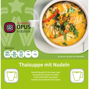 WO Thaisuppe mit Nudeln 12x20 Becher